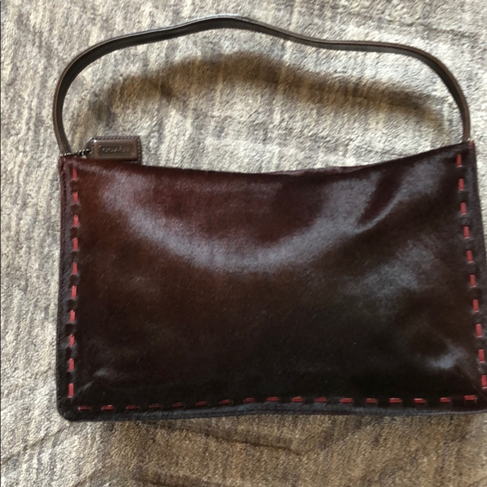 COACH- Vintage calf hair purse